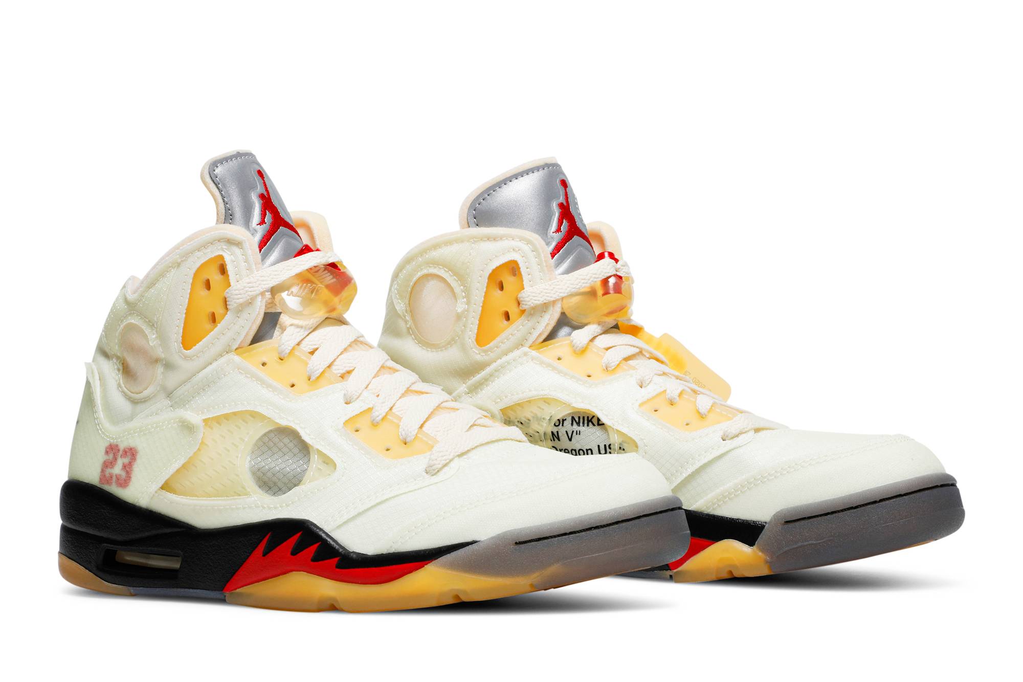 Off-White x Air Jordan 5 SP Sail  DH8565-100 Nicesnk