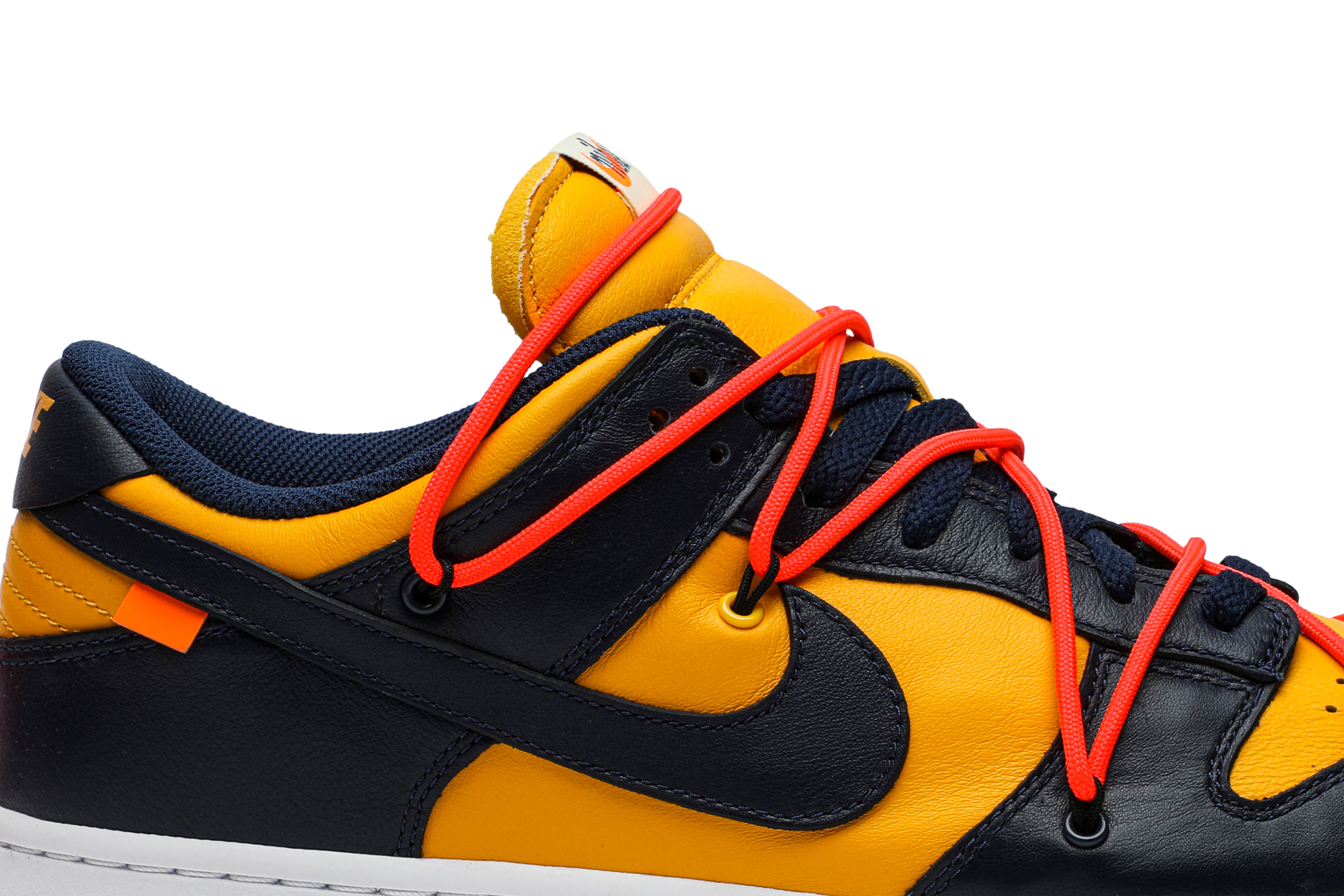 Off-White x Nike Dunk Low University Gold  CT0856-700 Nicesnk