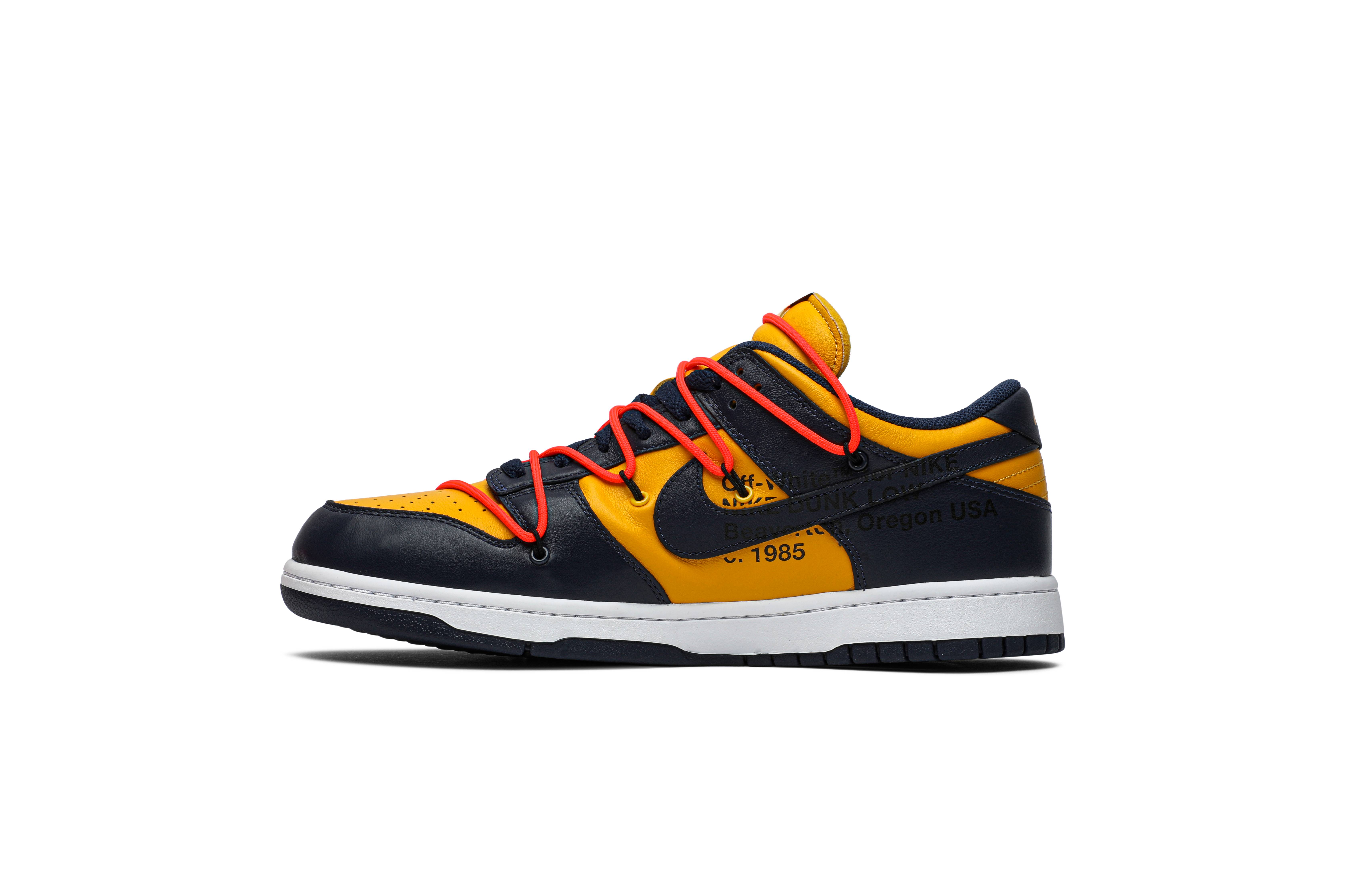 Off-White x Nike Dunk Low University Gold  CT0856-700 Nicesnk