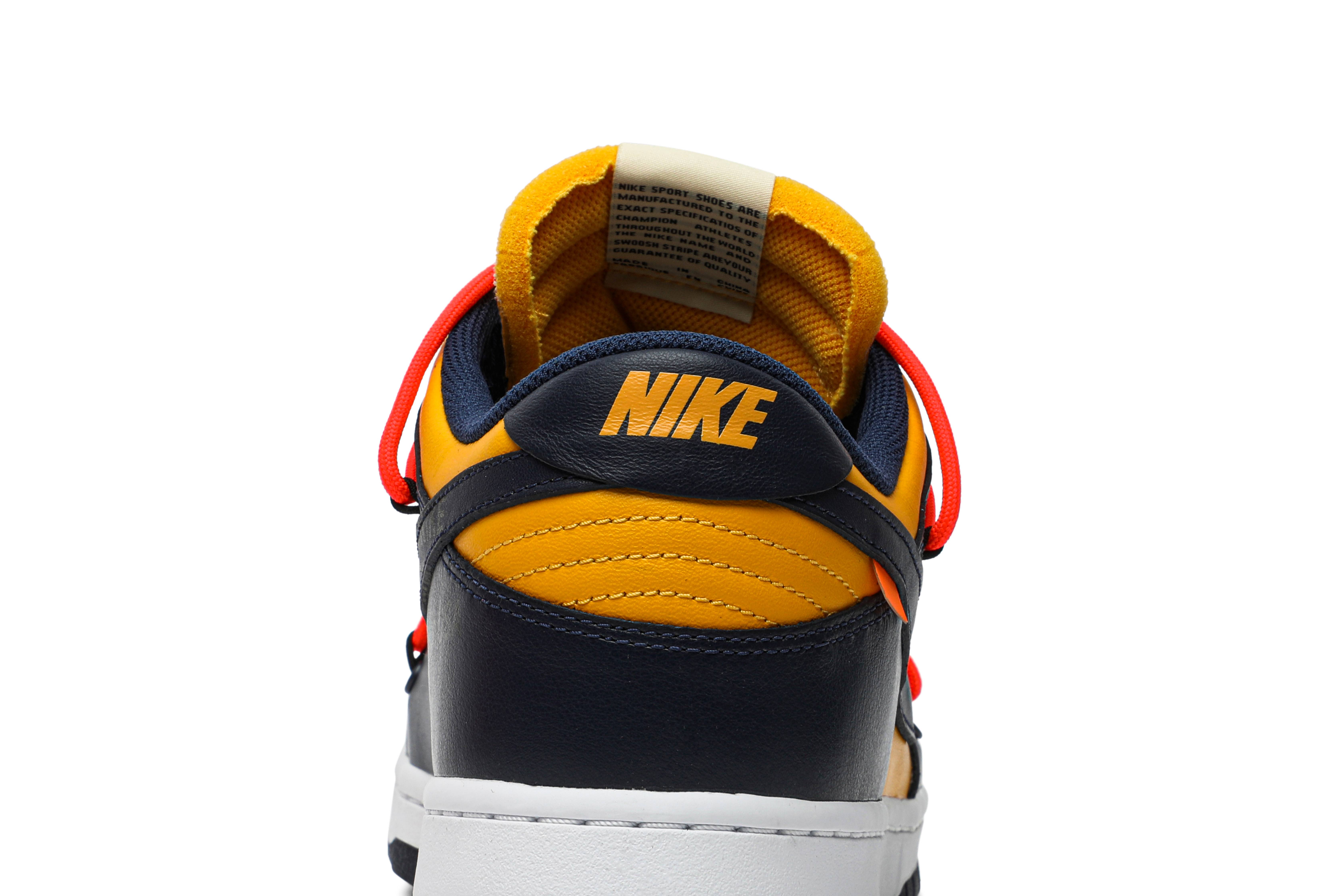 Off-White x Nike Dunk Low University Gold  CT0856-700 Nicesnk