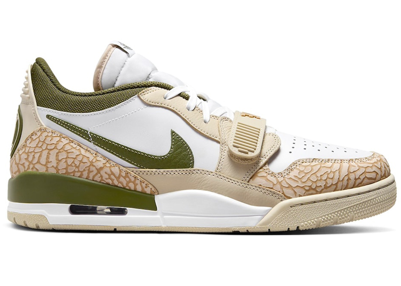 Paris Saint-Germain x Air Jordan Legacy 312 Low White Sequoia Green FZ4358-100 Nicesnk