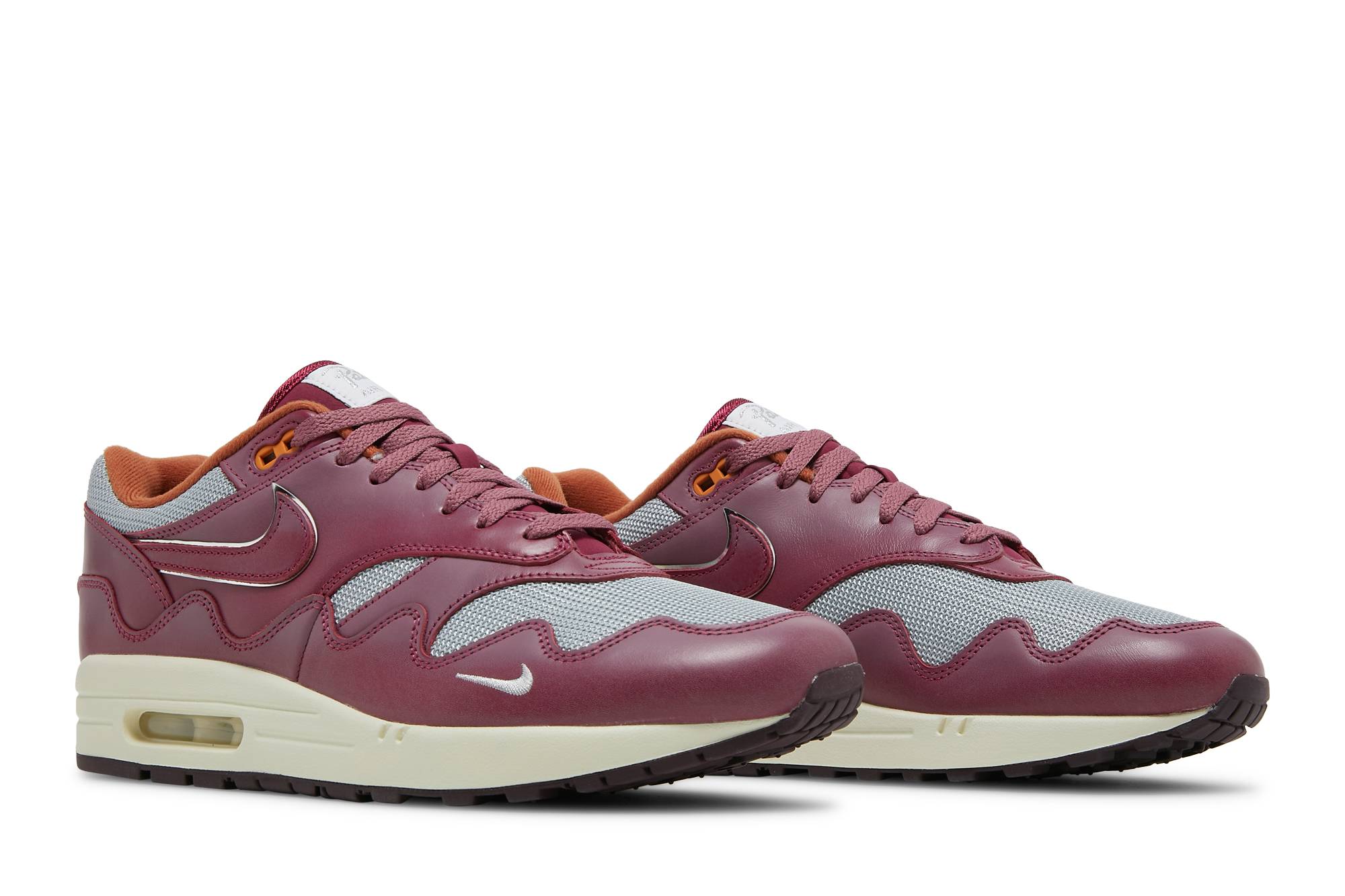 Patta x Nike Air Max 1 Night Maroon (with Bracelet) DO9549-001 Nicesnk