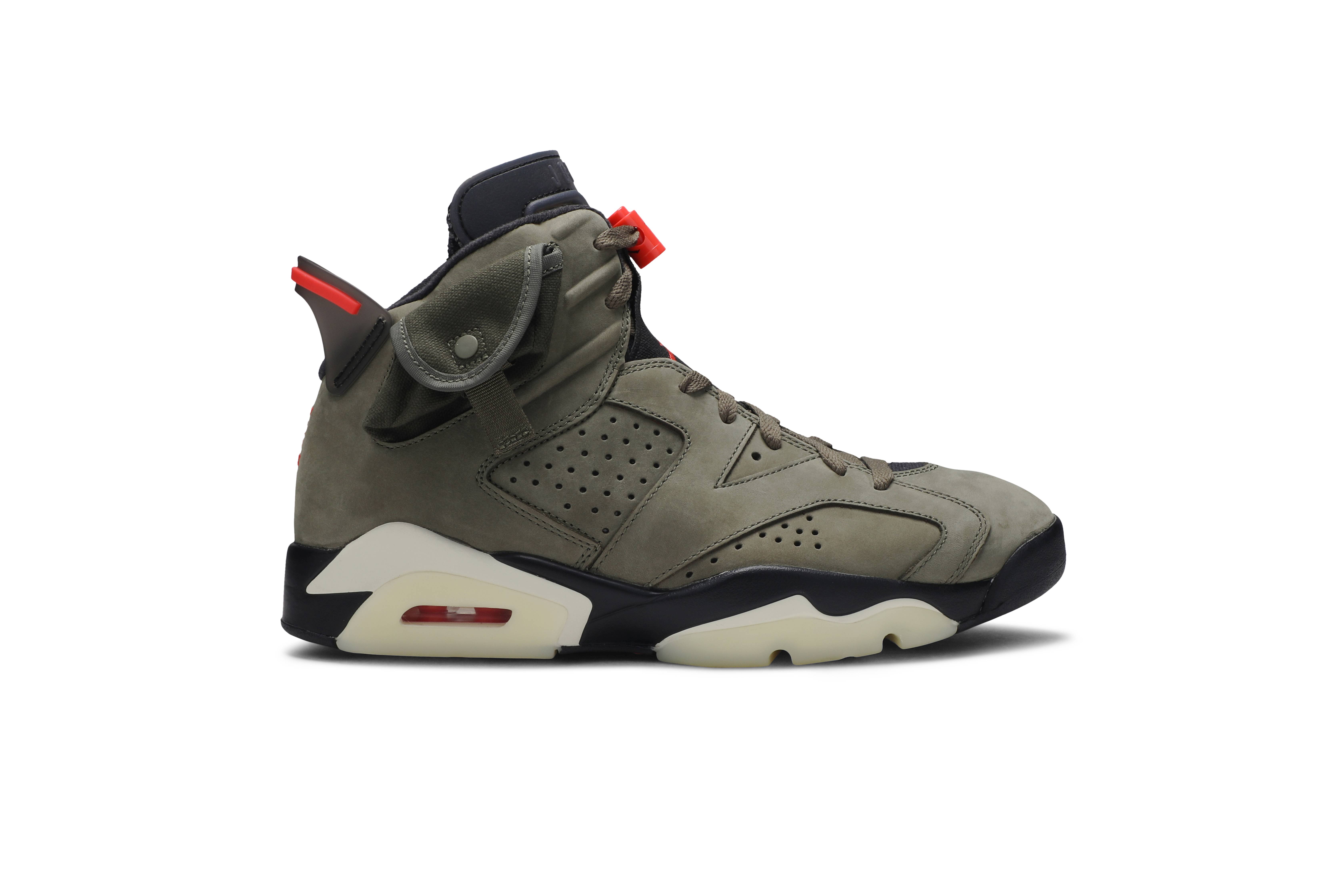 Travis Scott x Air Jordan 6 Retro Olive  CN1084-200 Nicesnk
