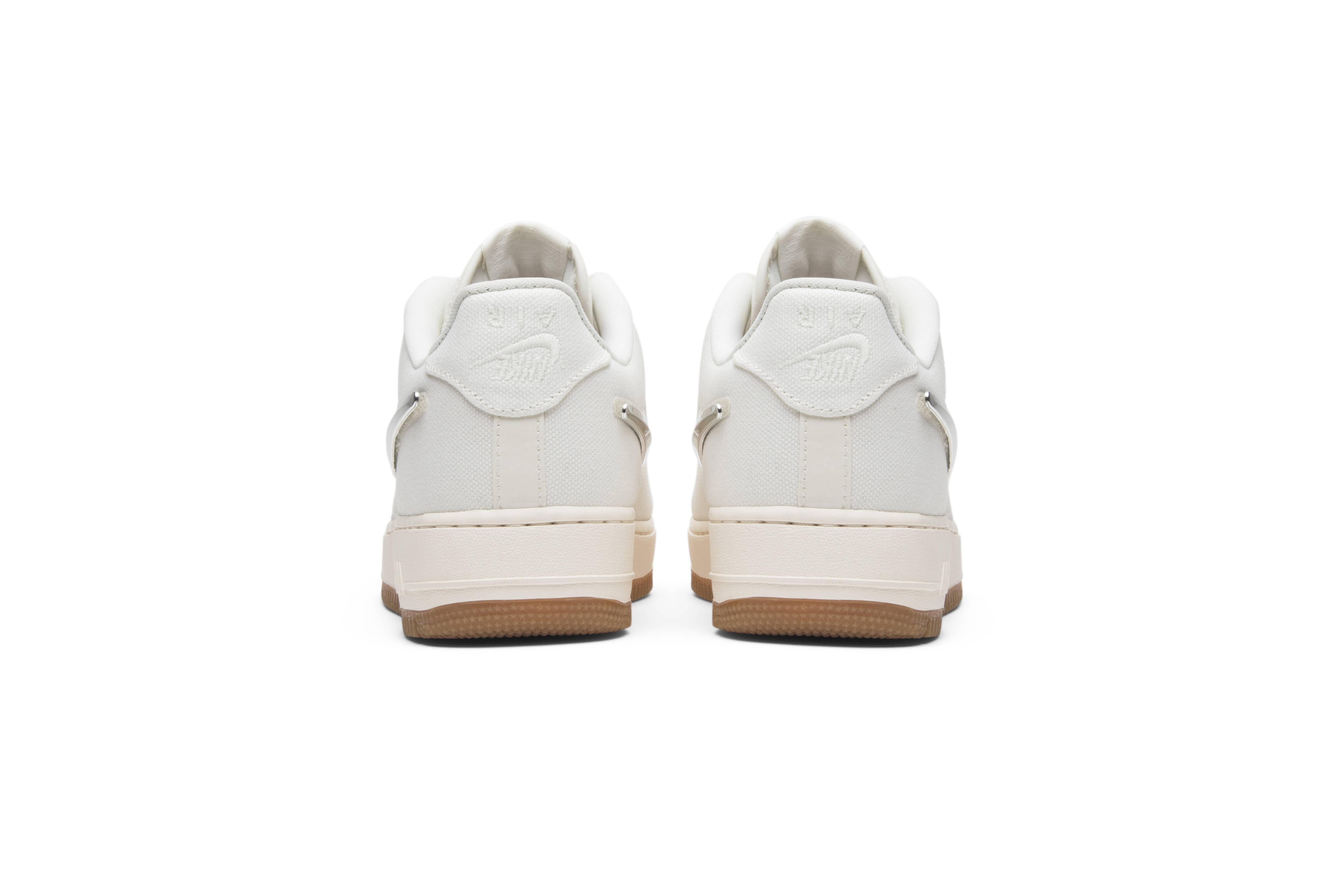 Travis Scott x Nike Air Force 1 Sail AQ4211-101 Nicesnk